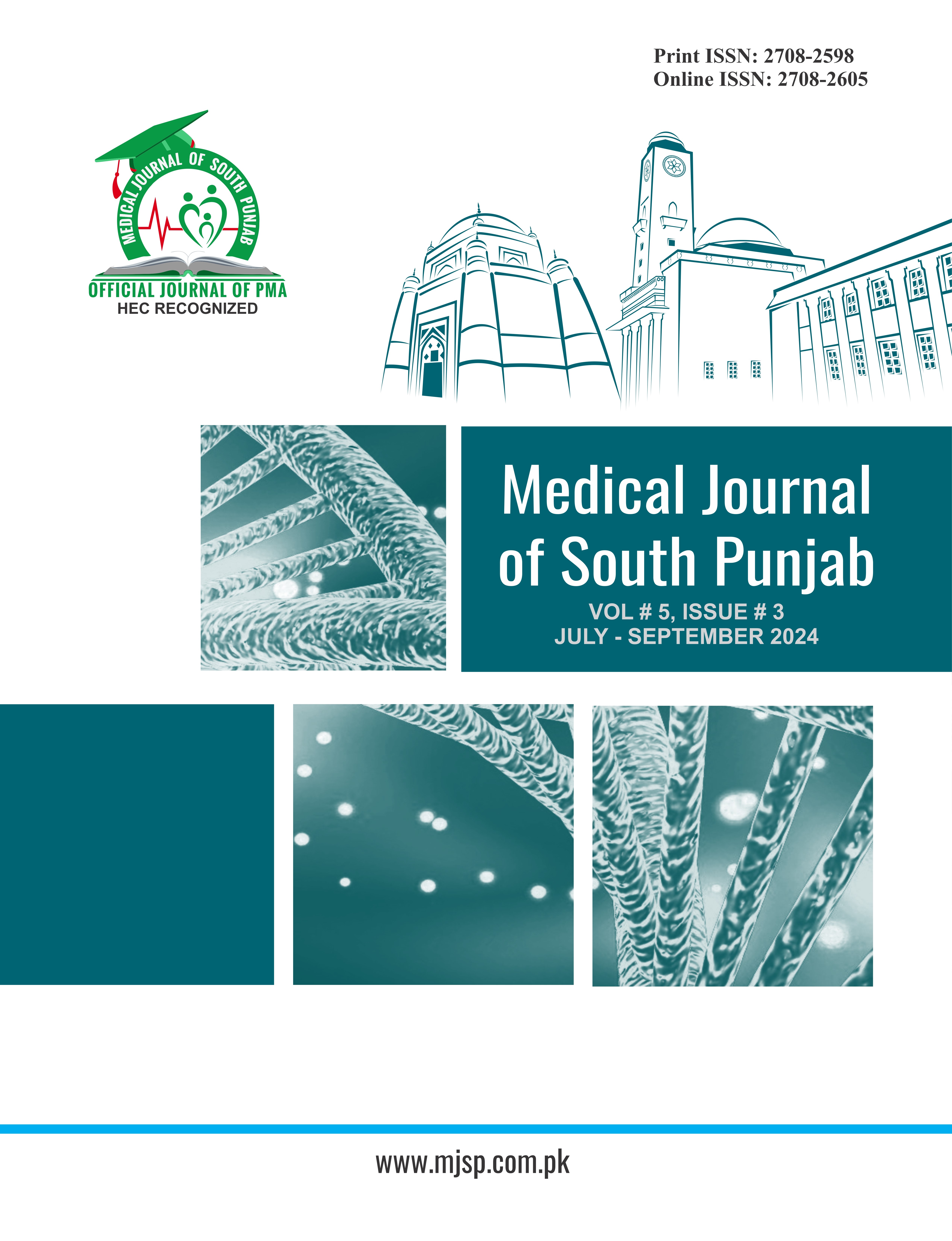 					View Vol. 5 No. 03 (2024): Medical Journal of South Punjab
				